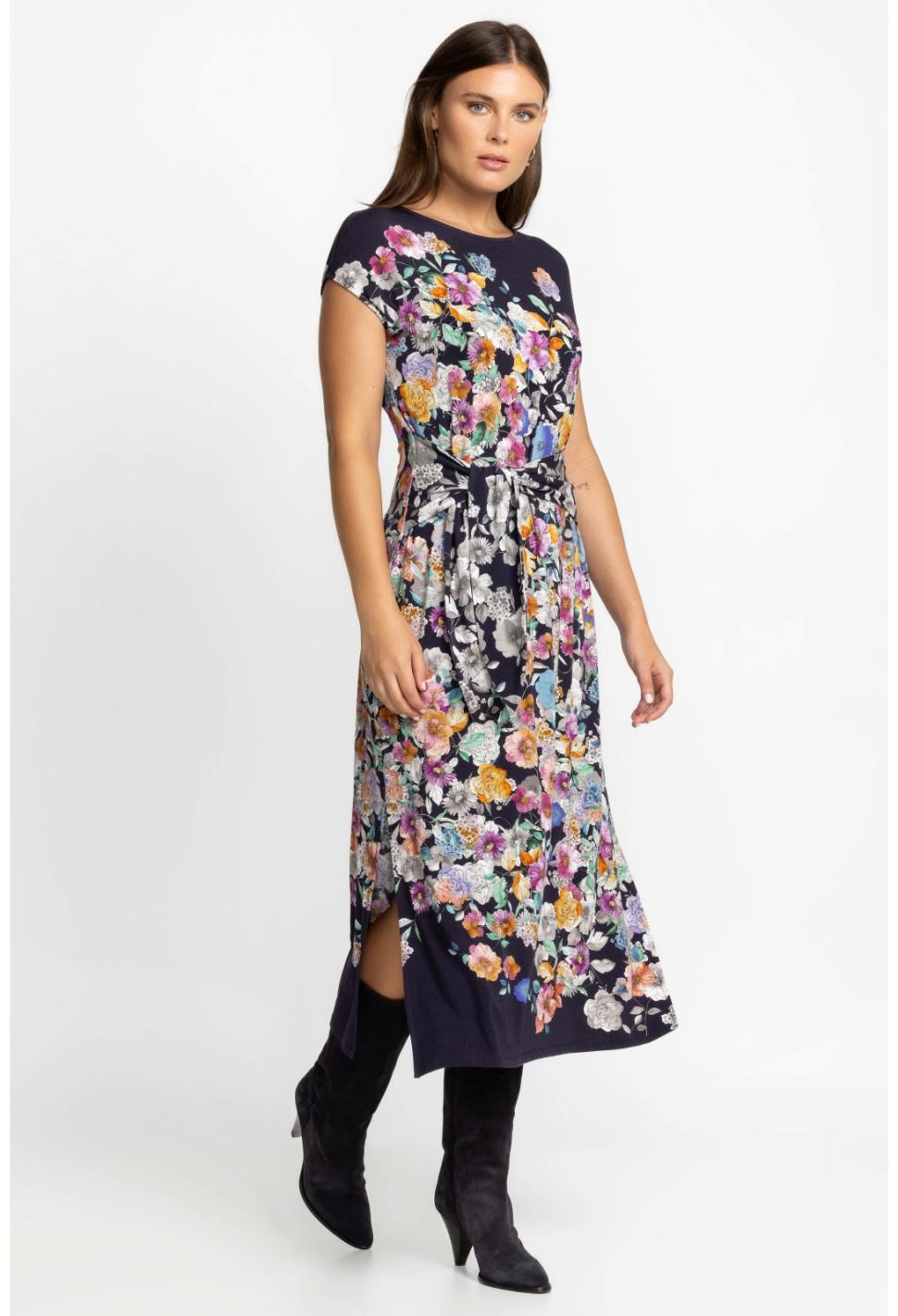 Women Dresses | Johnny Was Fall Dance Tie Front Knit Dress Falldance