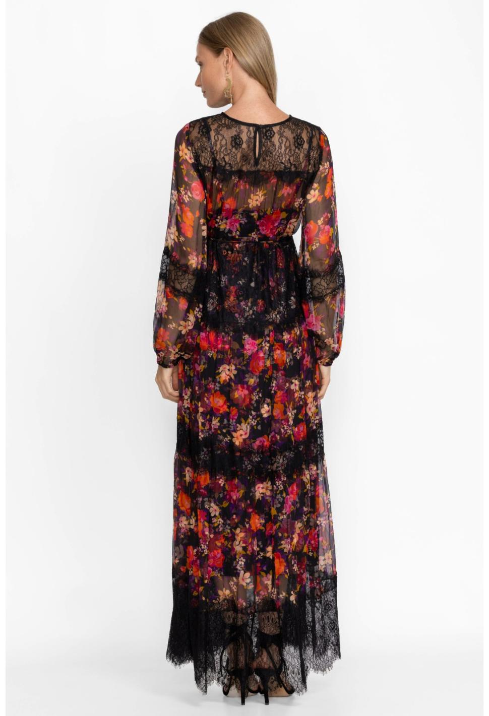 Women Dresses | Johnny Was Flora Silk Maxi Dress Flora