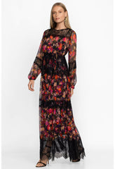Women Dresses | Johnny Was Flora Silk Maxi Dress Flora