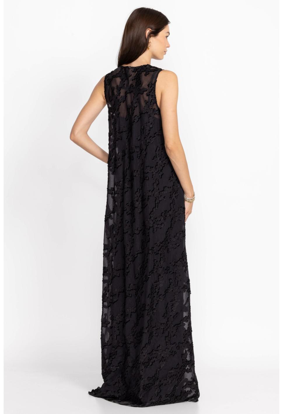 Women Dresses | Johnny Was Flower Jacquard Maxi Dress Black
