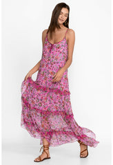 Women Dresses | Johnny Was Foxglove Silk Maxi Dress Foxglove