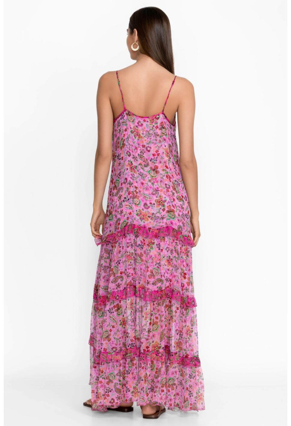 Women Dresses | Johnny Was Foxglove Silk Maxi Dress Foxglove