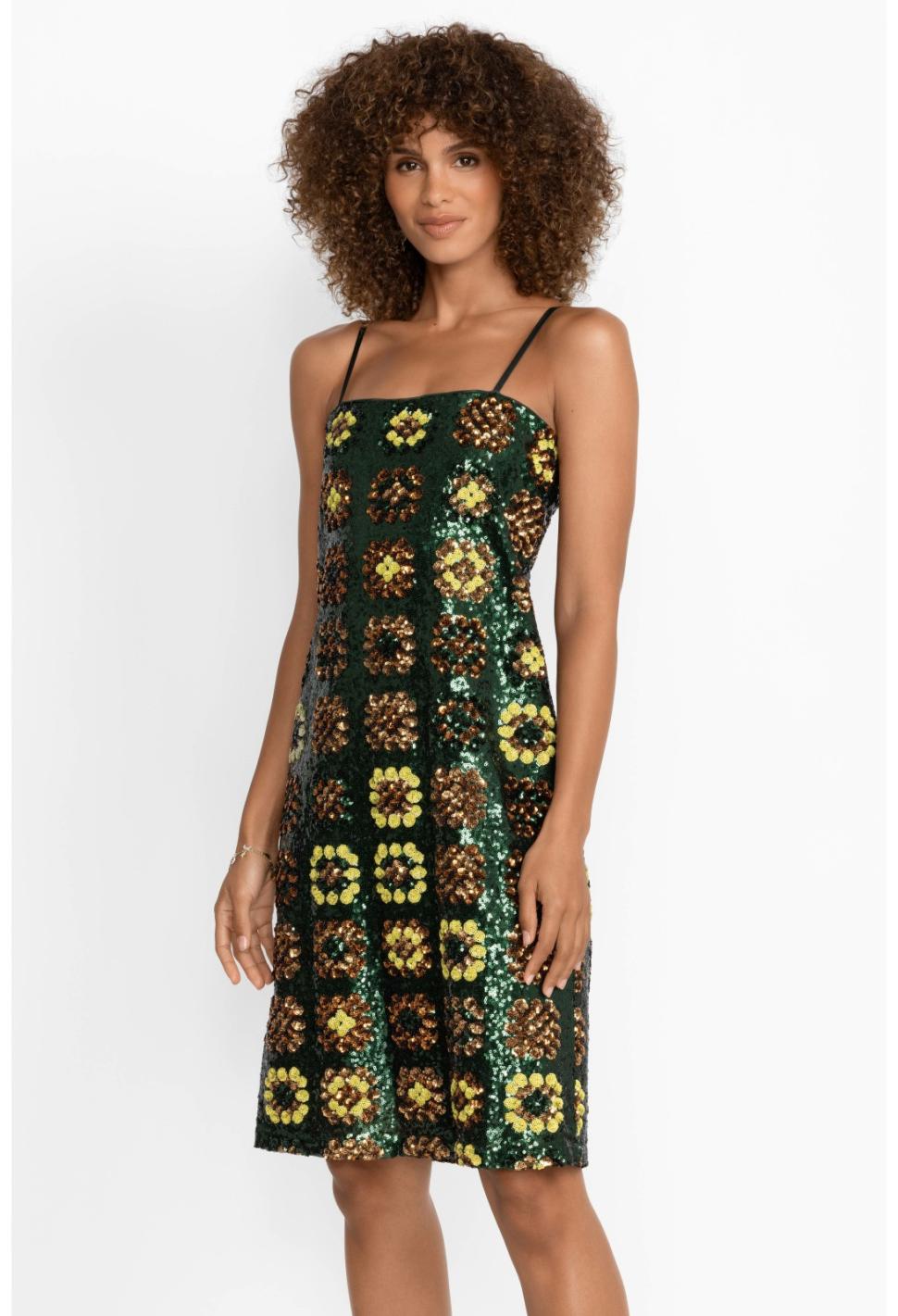 Women Dresses | Johnny Was Gemini Sequin Mini Dress Multi