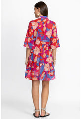 Women Dresses | Johnny Was Giverney Gardens Ruffle Sleeve Dress Giverney Gardens