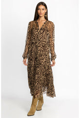 Women Dresses | Johnny Was Golden Days Silk Midi Dress Goldendays