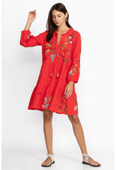 Women Dresses | Johnny Was Isabella Tiered Field Dress Molten Lava