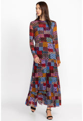 Women Dresses | Johnny Was Isadora Waves Mesh Midi Dress Isadora Waves