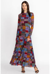 Women Dresses | Johnny Was Isadora Waves Mesh Midi Dress Isadora Waves