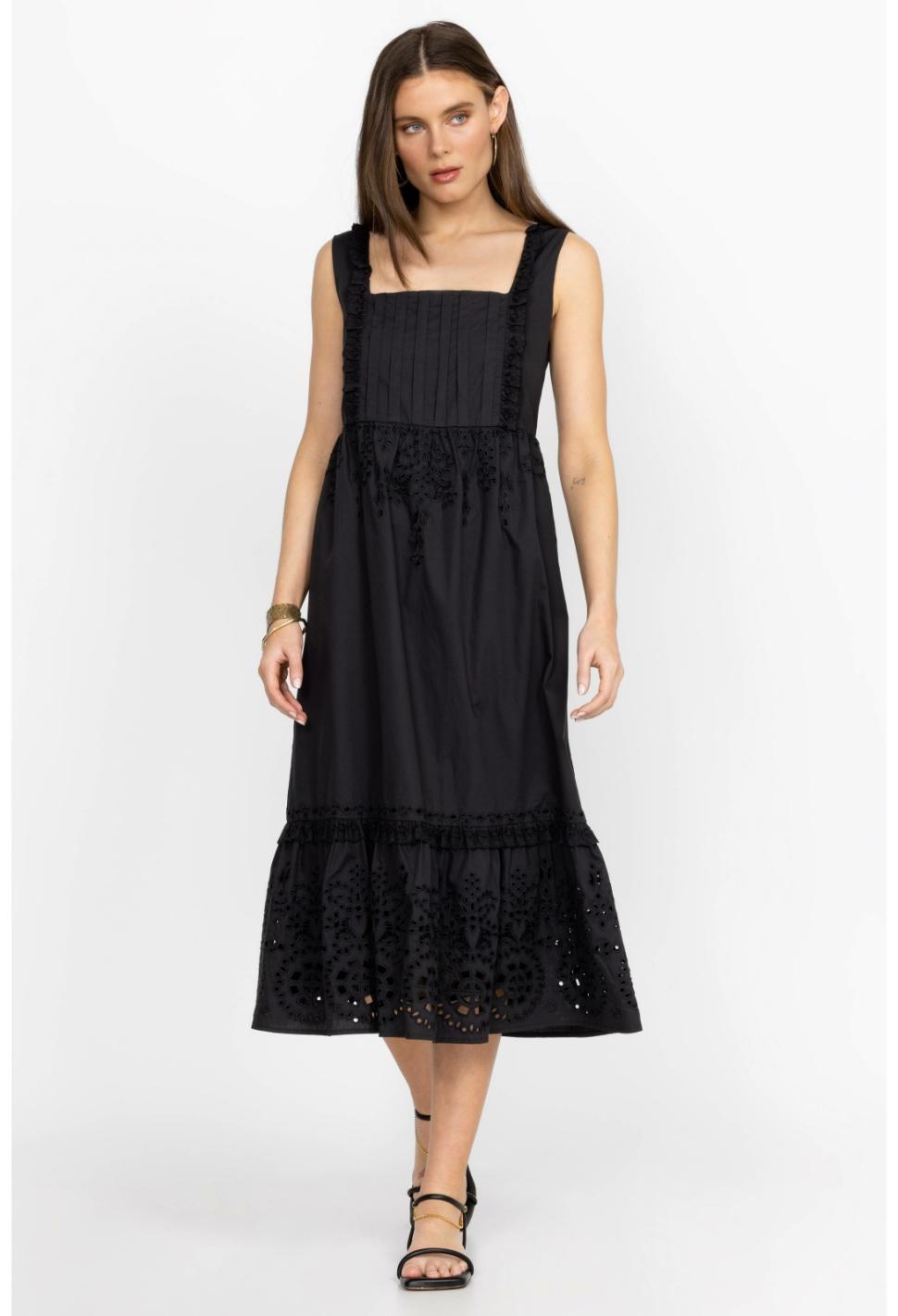 Women Dresses | Johnny Was Jesminda Midi Dress Black