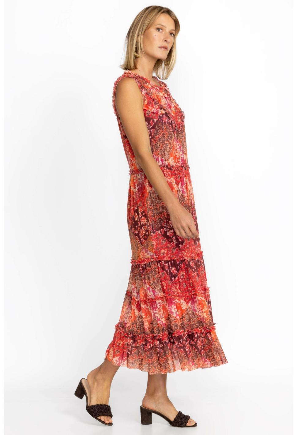 Women Dresses | Johnny Was Josephina Mesh Midi Dress Josephina