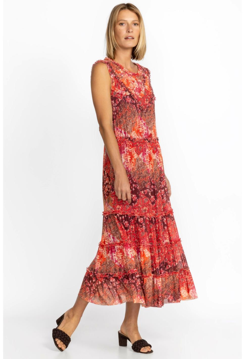 Women Dresses | Johnny Was Josephina Mesh Midi Dress Josephina