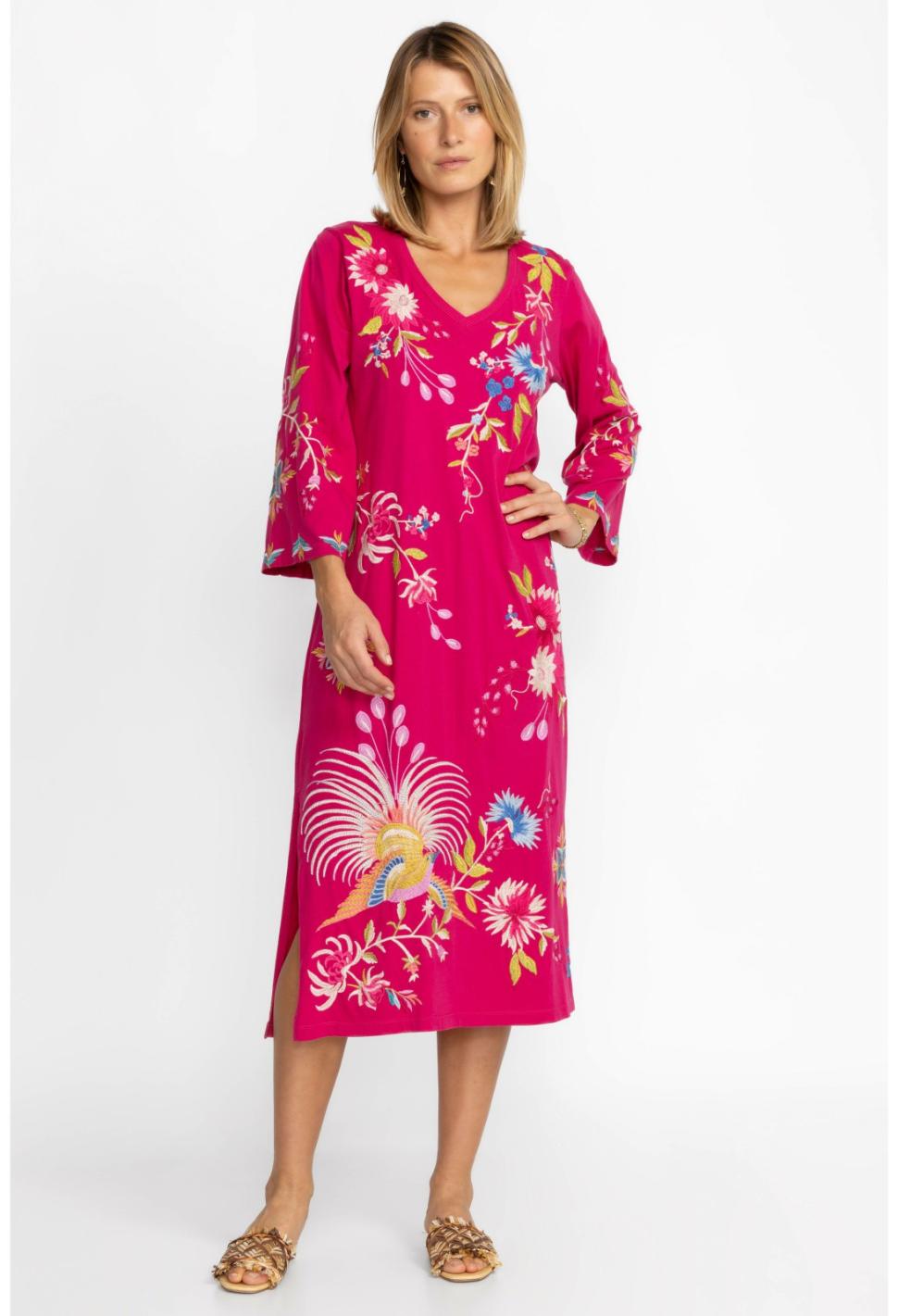 Women Dresses | Johnny Was Julie Kimono Sleeve Tee Dress Vivacious