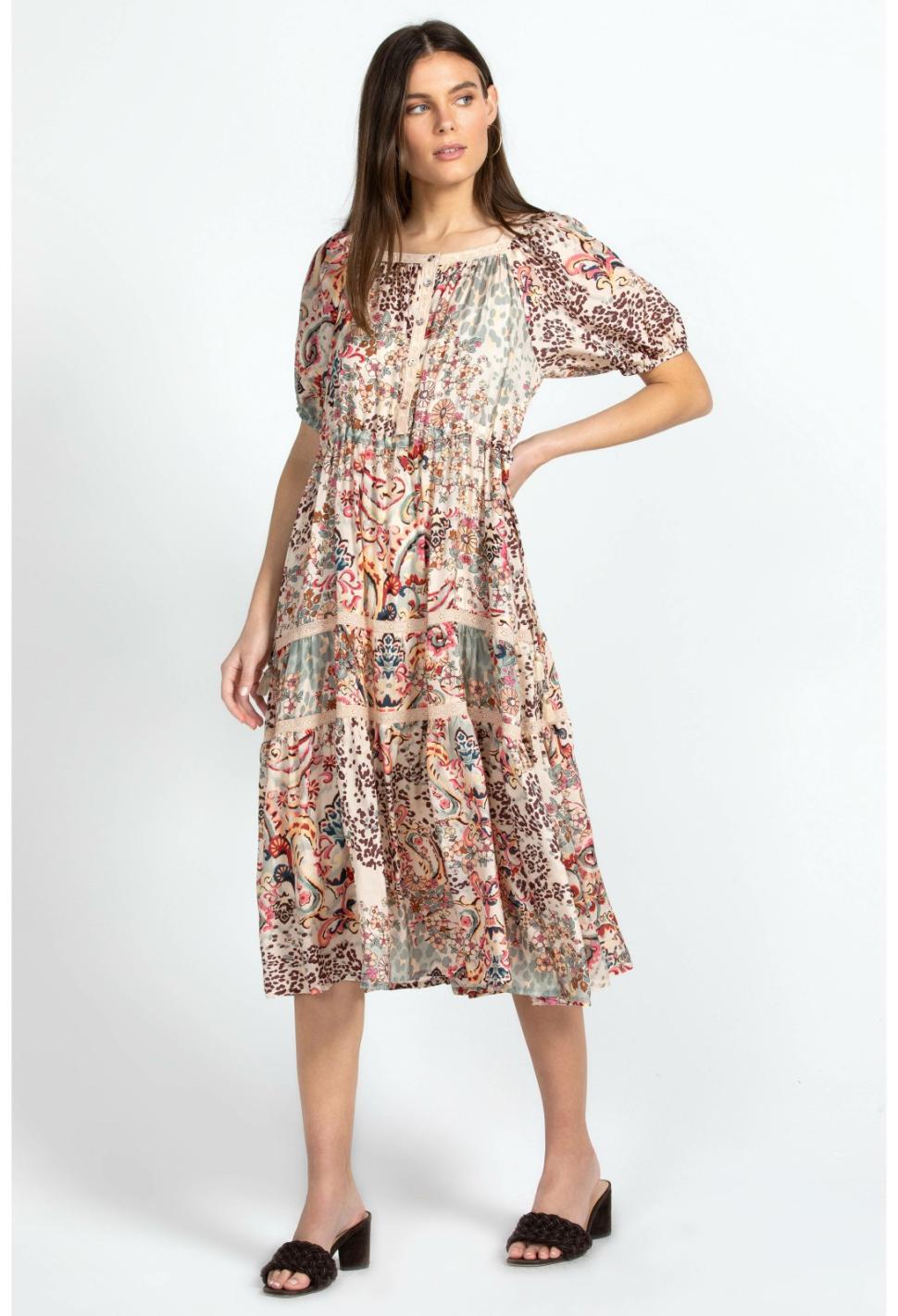 Women Dresses | Johnny Was Jungle Paisley Zenovia Dress Jungle Paisley