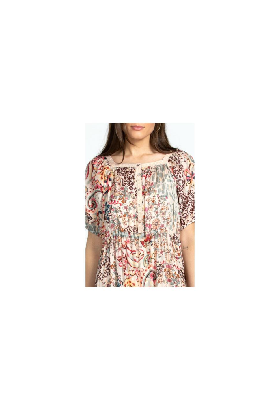 Women Dresses | Johnny Was Jungle Paisley Zenovia Dress Jungle Paisley