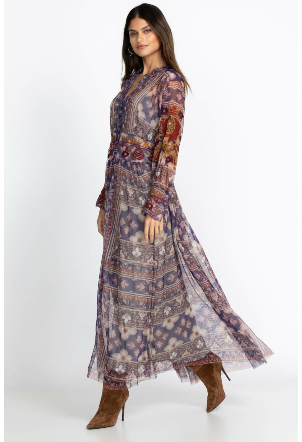 Women Dresses | Johnny Was Kyler Mesh Dress Toyopa