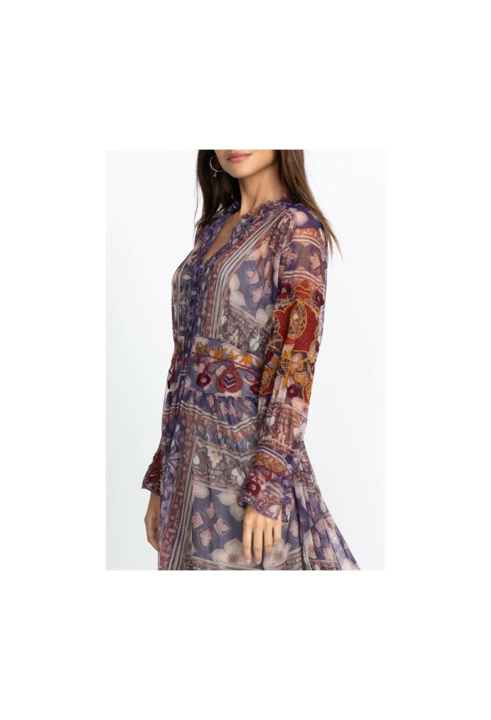 Women Dresses | Johnny Was Kyler Mesh Dress Toyopa