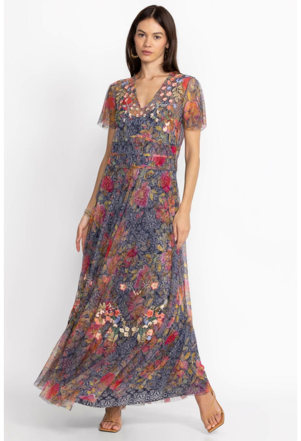 Women Dresses | Johnny Was Locust Mesh Dress Locust