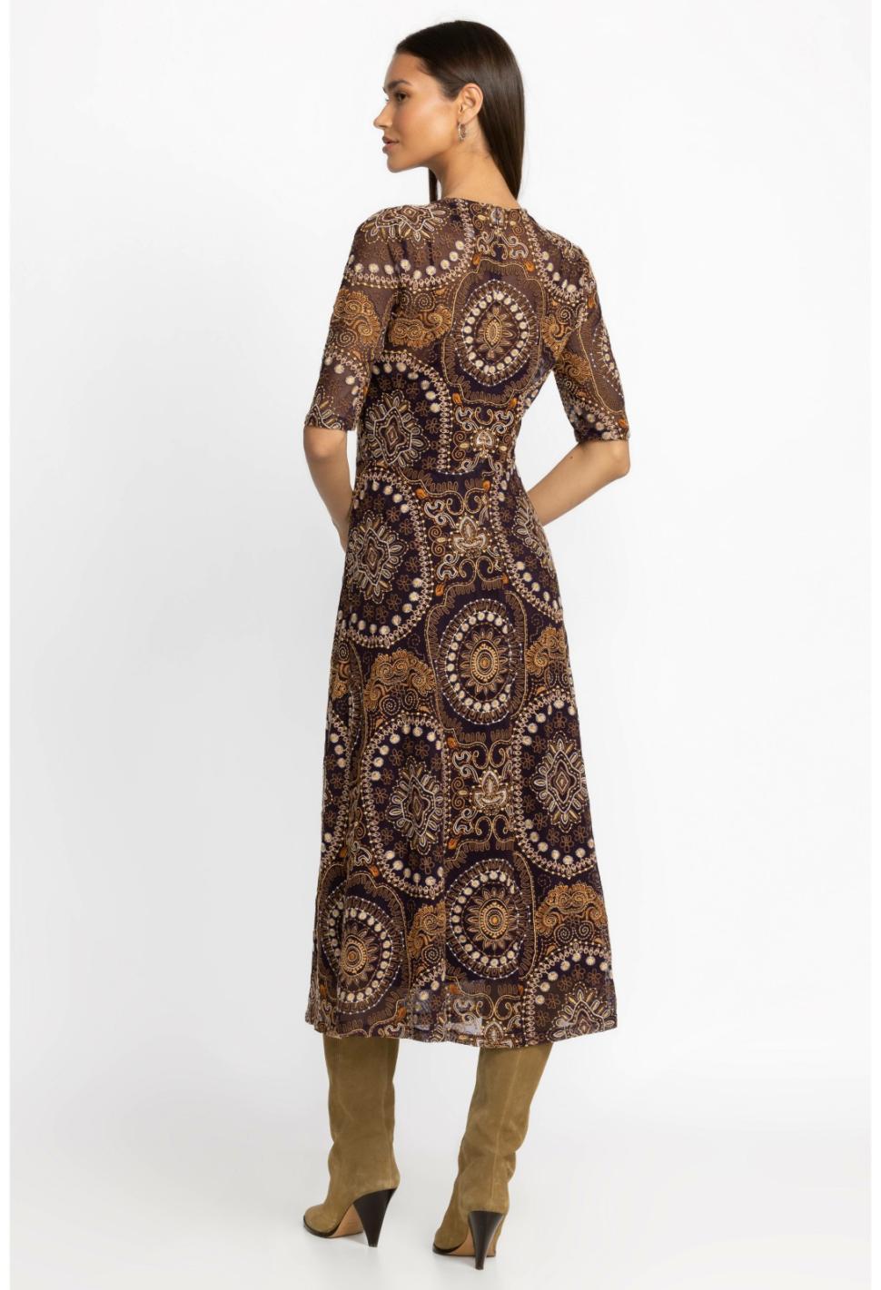 Women Dresses | Johnny Was Loving Is Easy Mesh Midi Dress Multi