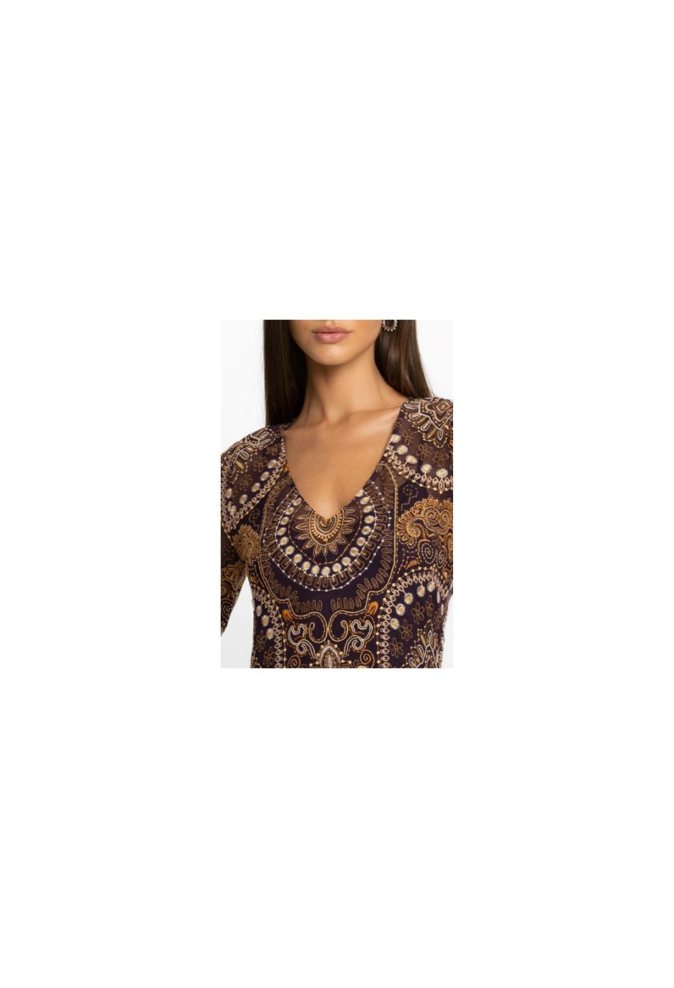 Women Dresses | Johnny Was Loving Is Easy Mesh Midi Dress Multi