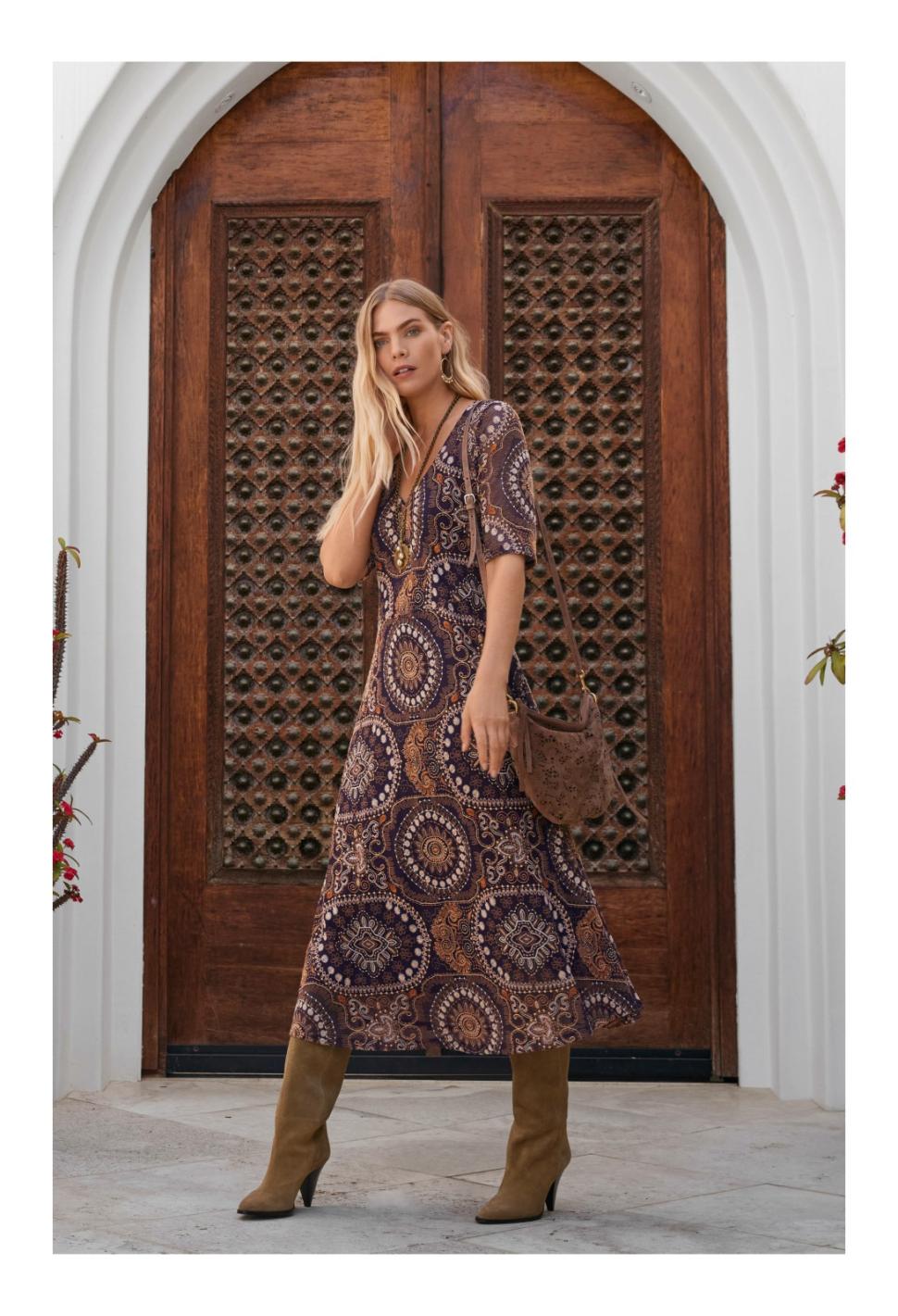 Women Dresses | Johnny Was Loving Is Easy Mesh Midi Dress Multi