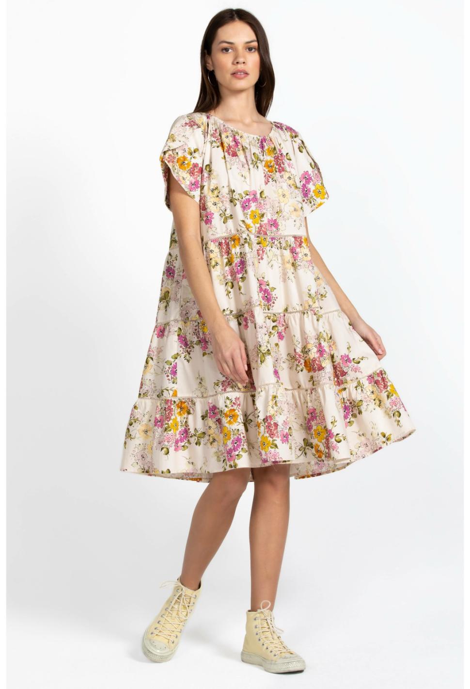 Women Dresses | Johnny Was Magnolia Tiered Mini Dress Multi