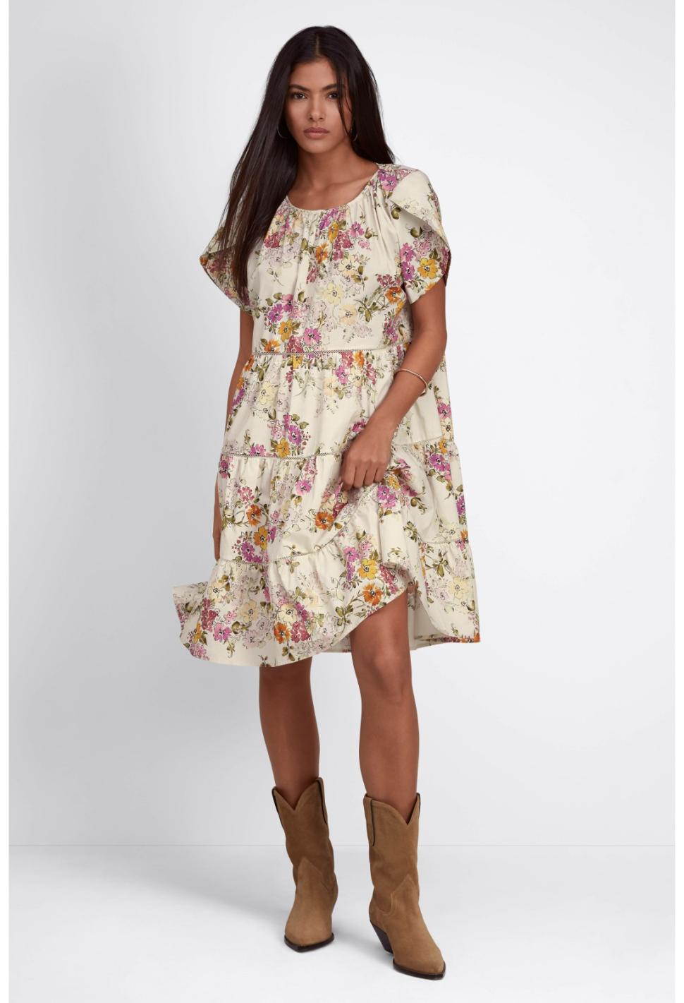 Women Dresses | Johnny Was Magnolia Tiered Mini Dress Multi