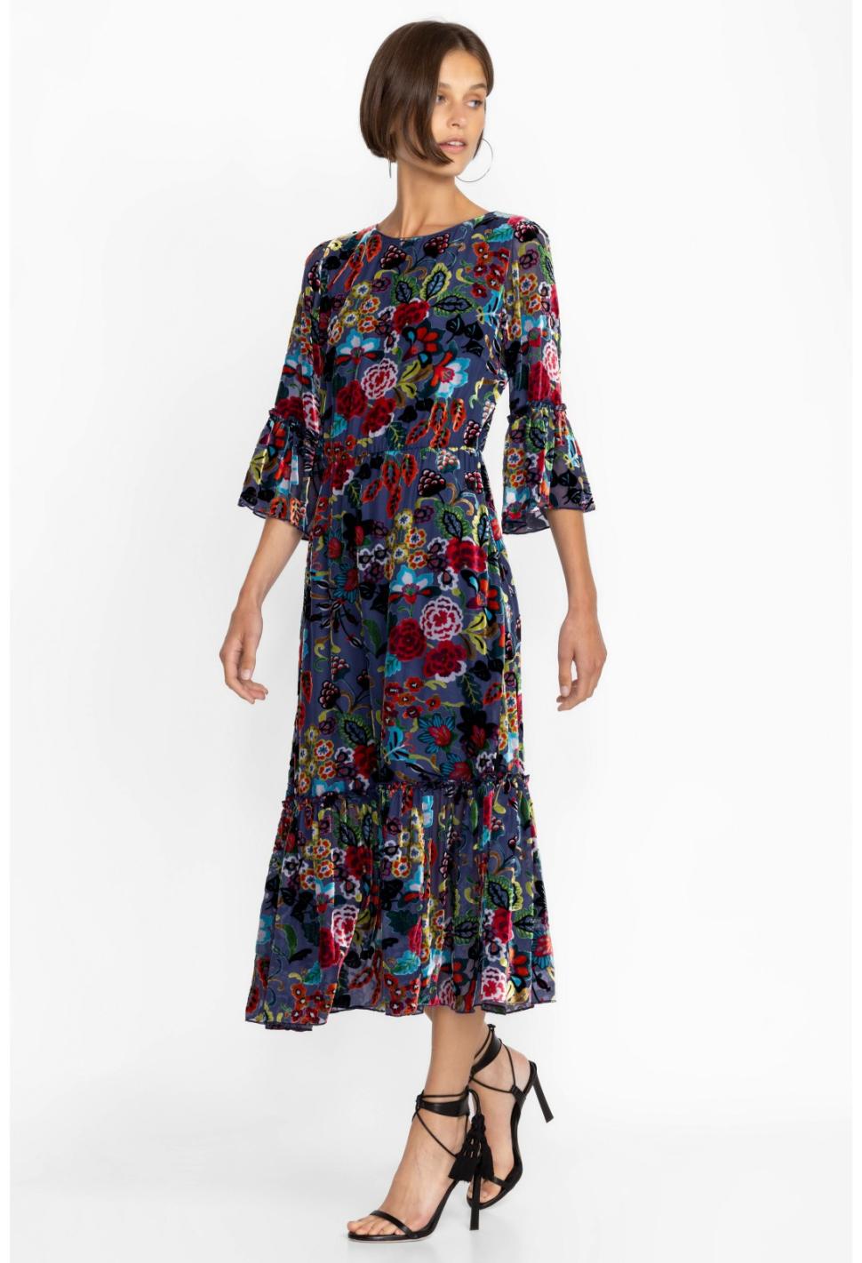 Women Dresses | Johnny Was Minto Burnout Tanya Dress (Lined) Minto