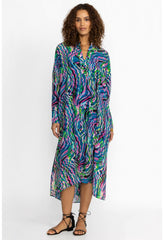 Women Dresses | Johnny Was Moonwave Henley Dress Moonwave