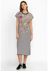 Women Dresses | Johnny Was Osaka Relaxed Knit Dress Stripe