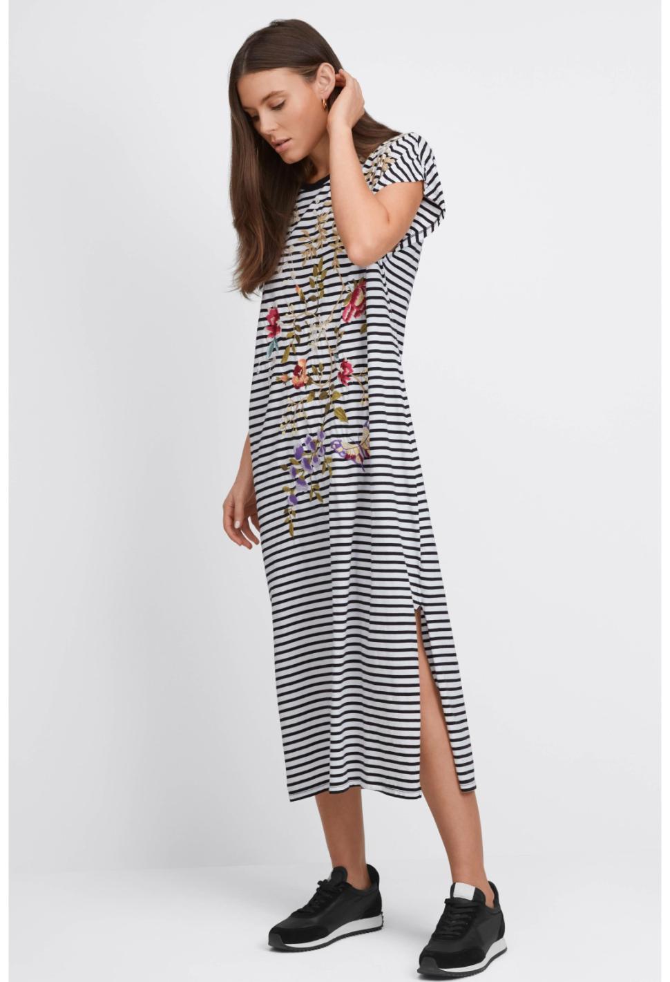 Women Dresses | Johnny Was Osaka Relaxed Knit Dress Stripe