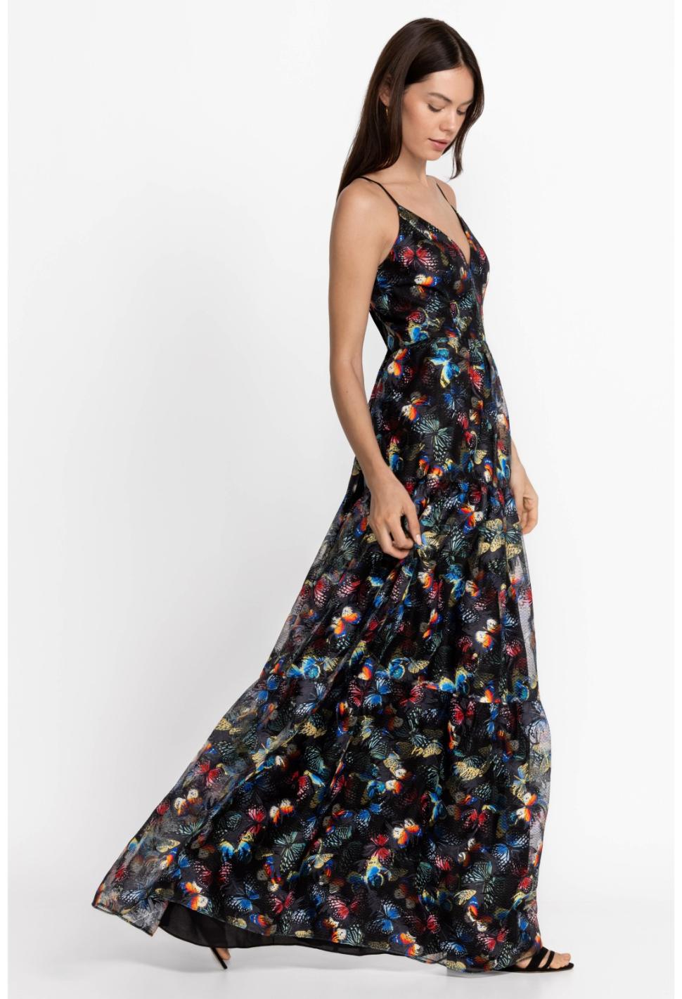 Women Dresses | Johnny Was Papillon Embroidered Maxi Dress Papillon
