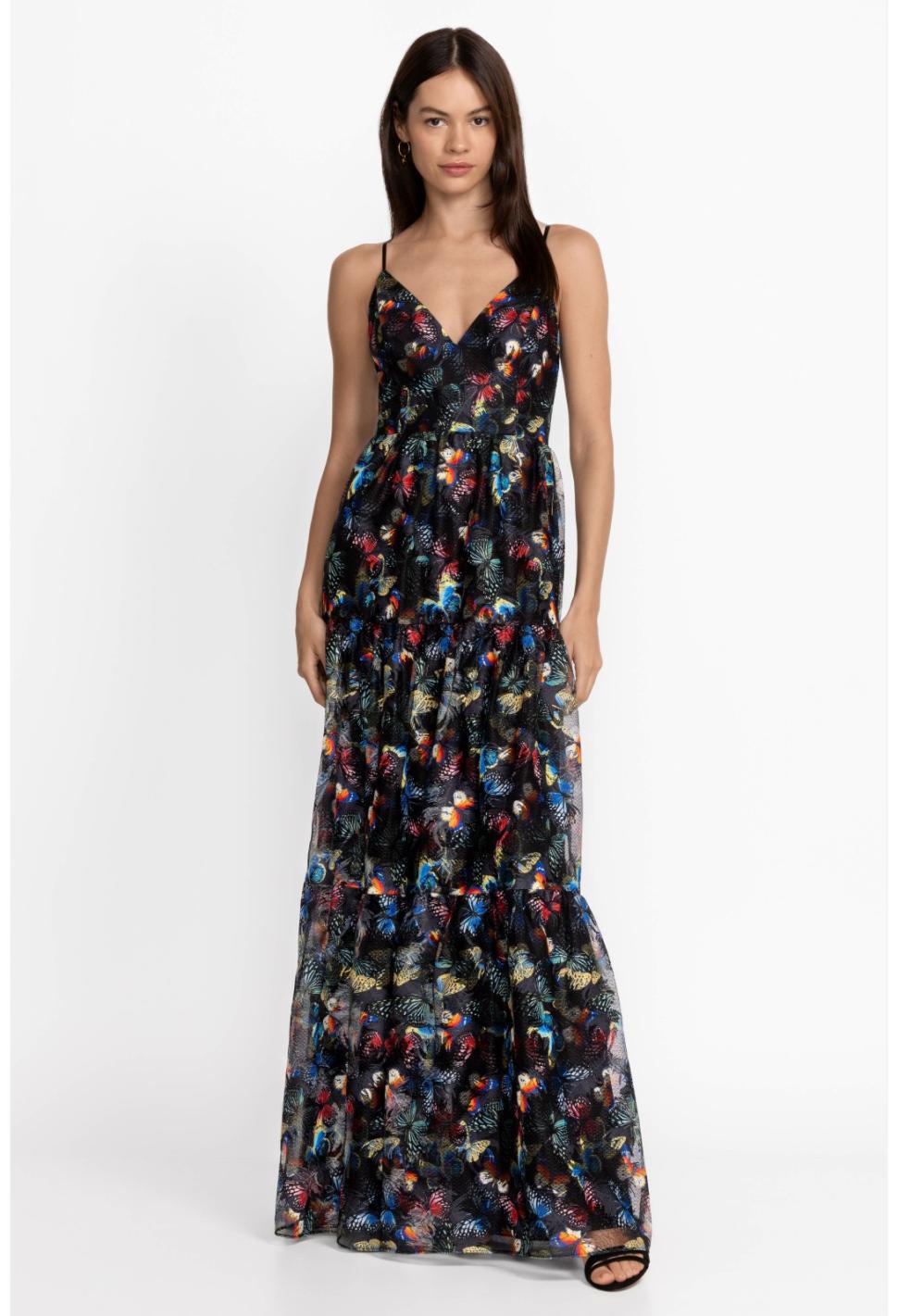 Women Dresses | Johnny Was Papillon Embroidered Maxi Dress Papillon