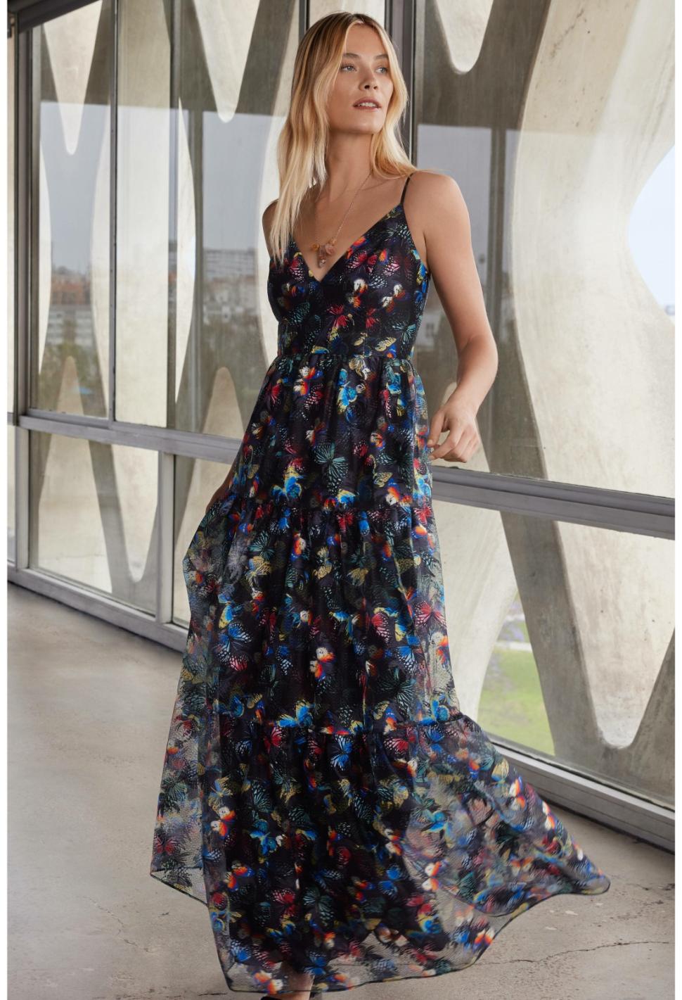 Women Dresses | Johnny Was Papillon Embroidered Maxi Dress Papillon