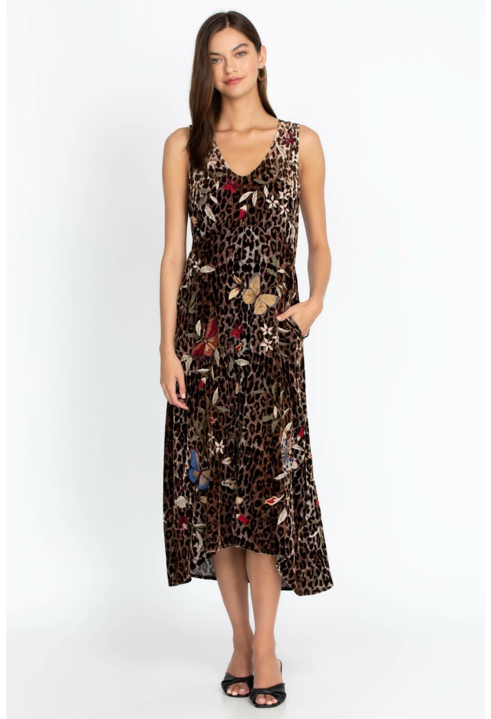 Women Dresses | Johnny Was Penelope Maxi Tank Dress Leopard