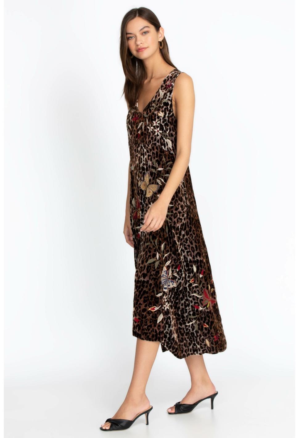 Women Dresses | Johnny Was Penelope Maxi Tank Dress Leopard