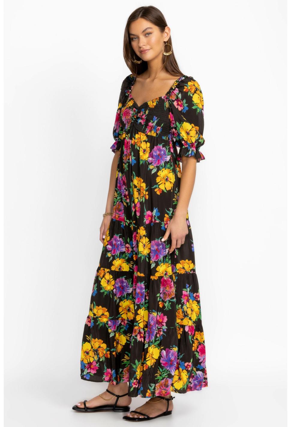 Women Dresses | Johnny Was Poppy Silk Maxi Dress Poppy