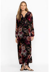 Women Dresses | Johnny Was Rosa Velvet Front Notch Dress Multi