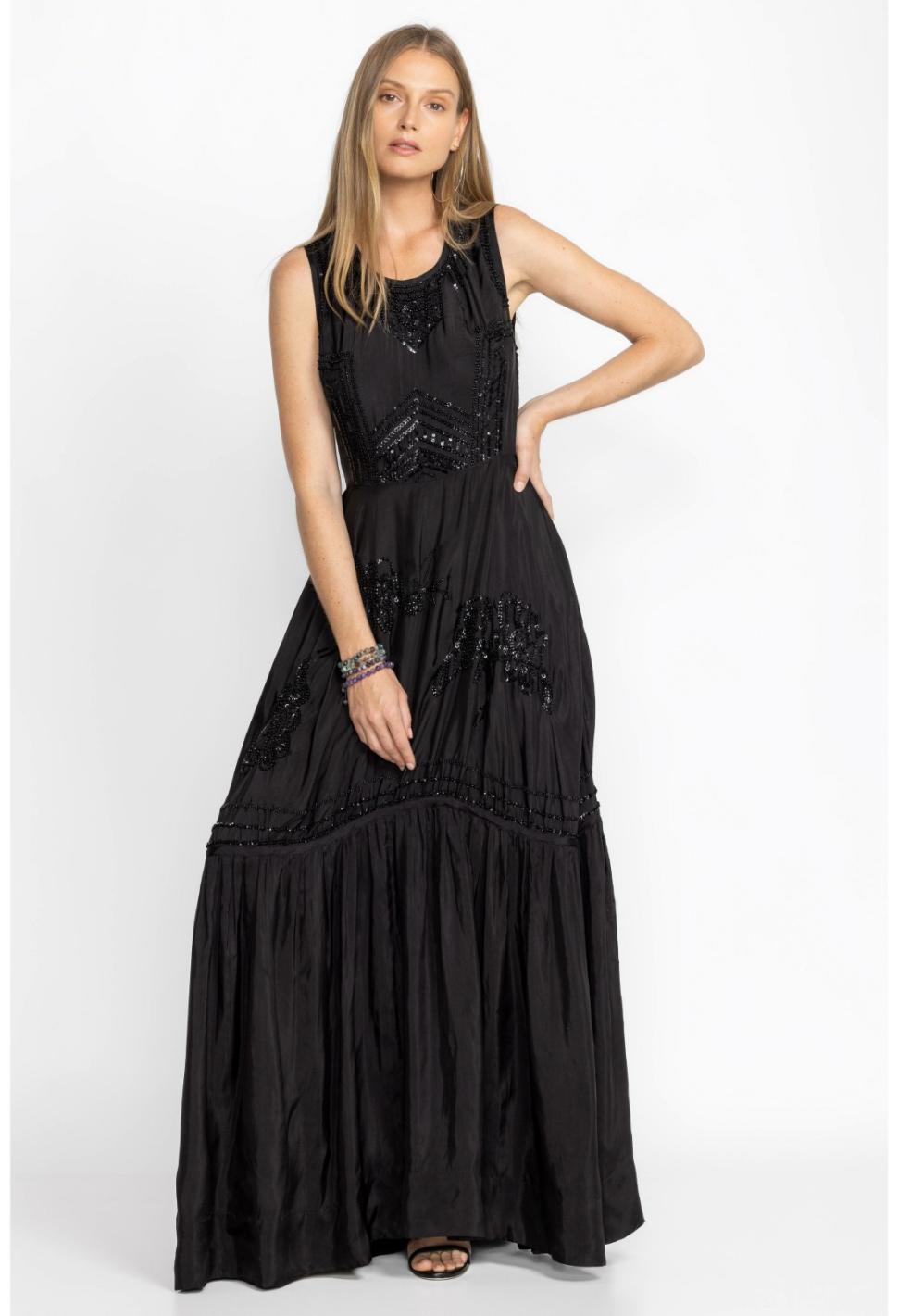 Women Dresses | Johnny Was Rose Noir Dress Black