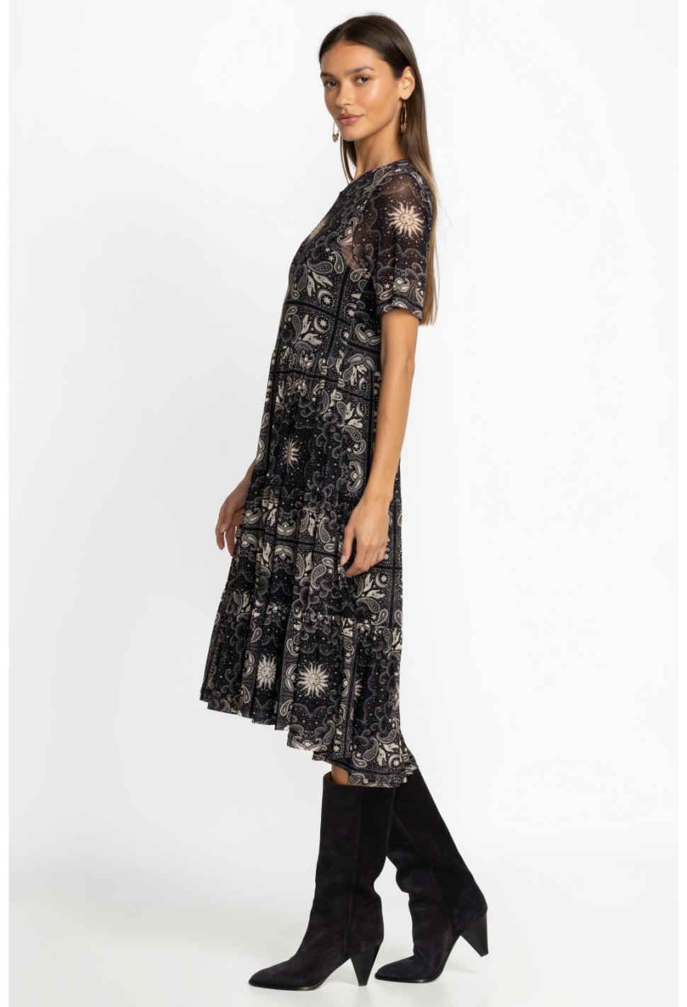 Women Dresses | Johnny Was Runa Mesh Tiered Dress Runa