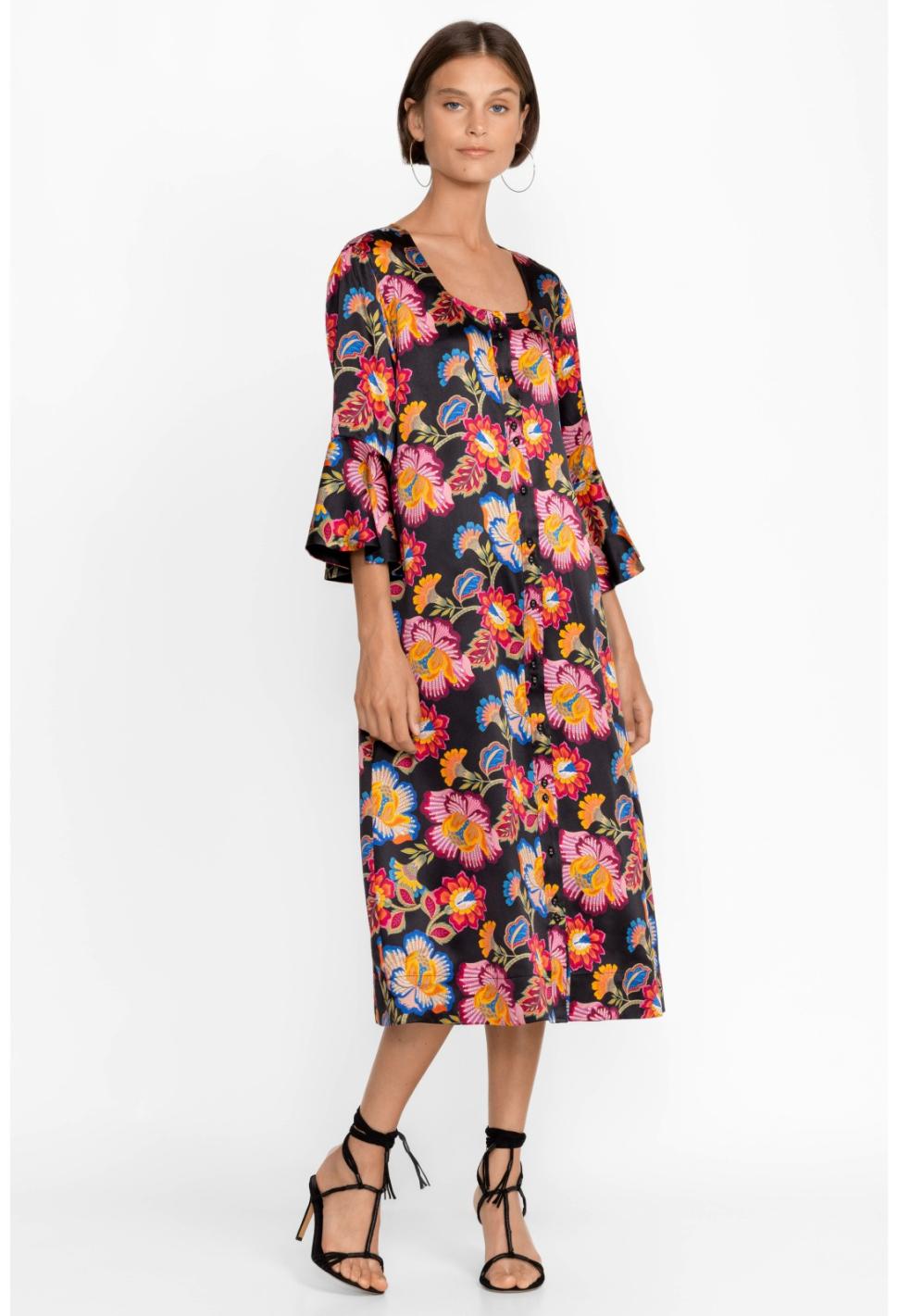 Women Dresses | Johnny Was Sidonia Button Front Dress Sidonia