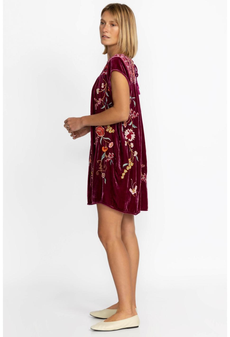 Women Dresses | Johnny Was Suki Petal Sleeve Tunic Dress Dahlia