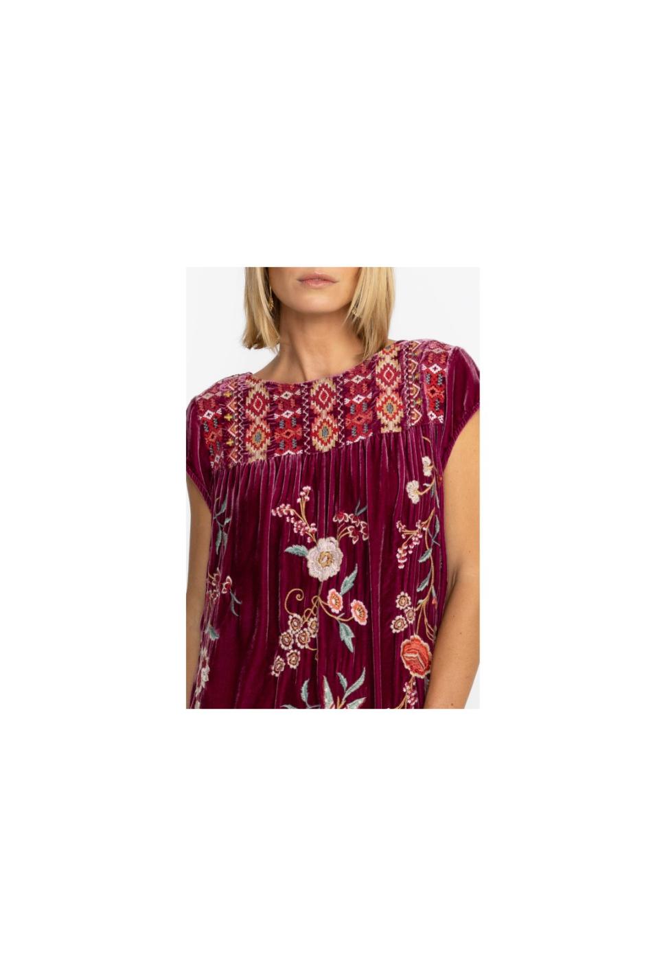 Women Dresses | Johnny Was Suki Petal Sleeve Tunic Dress Dahlia
