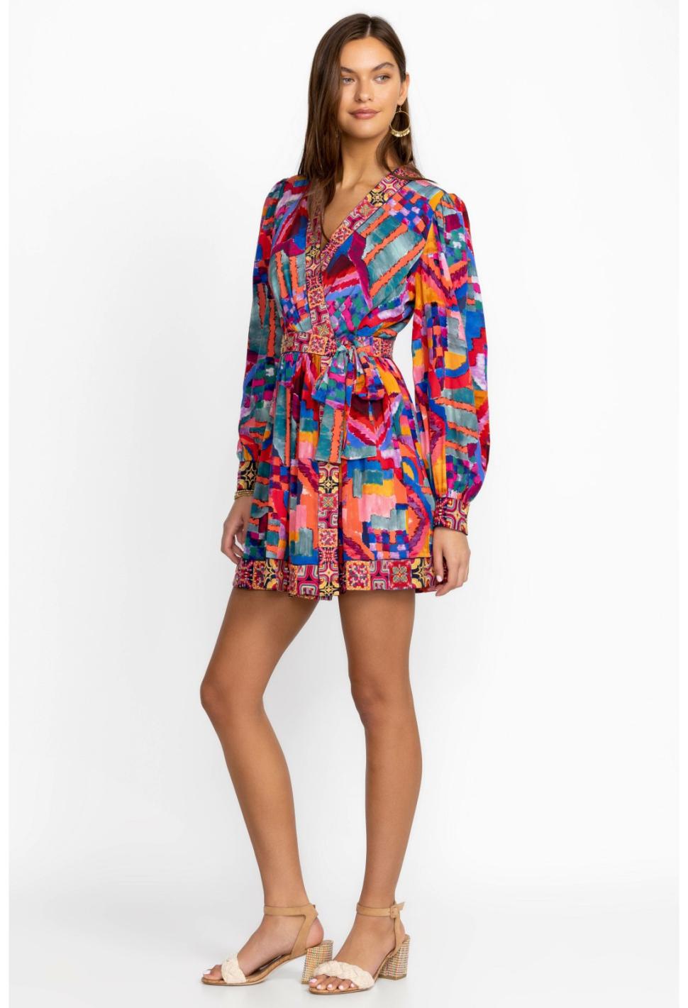 Women Dresses | Johnny Was Summer Daydream Silk Mini Dress Summer Daydream