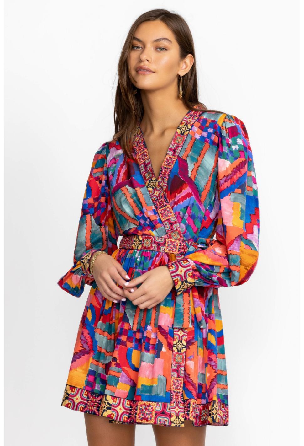 Women Dresses | Johnny Was Summer Daydream Silk Mini Dress Summer Daydream