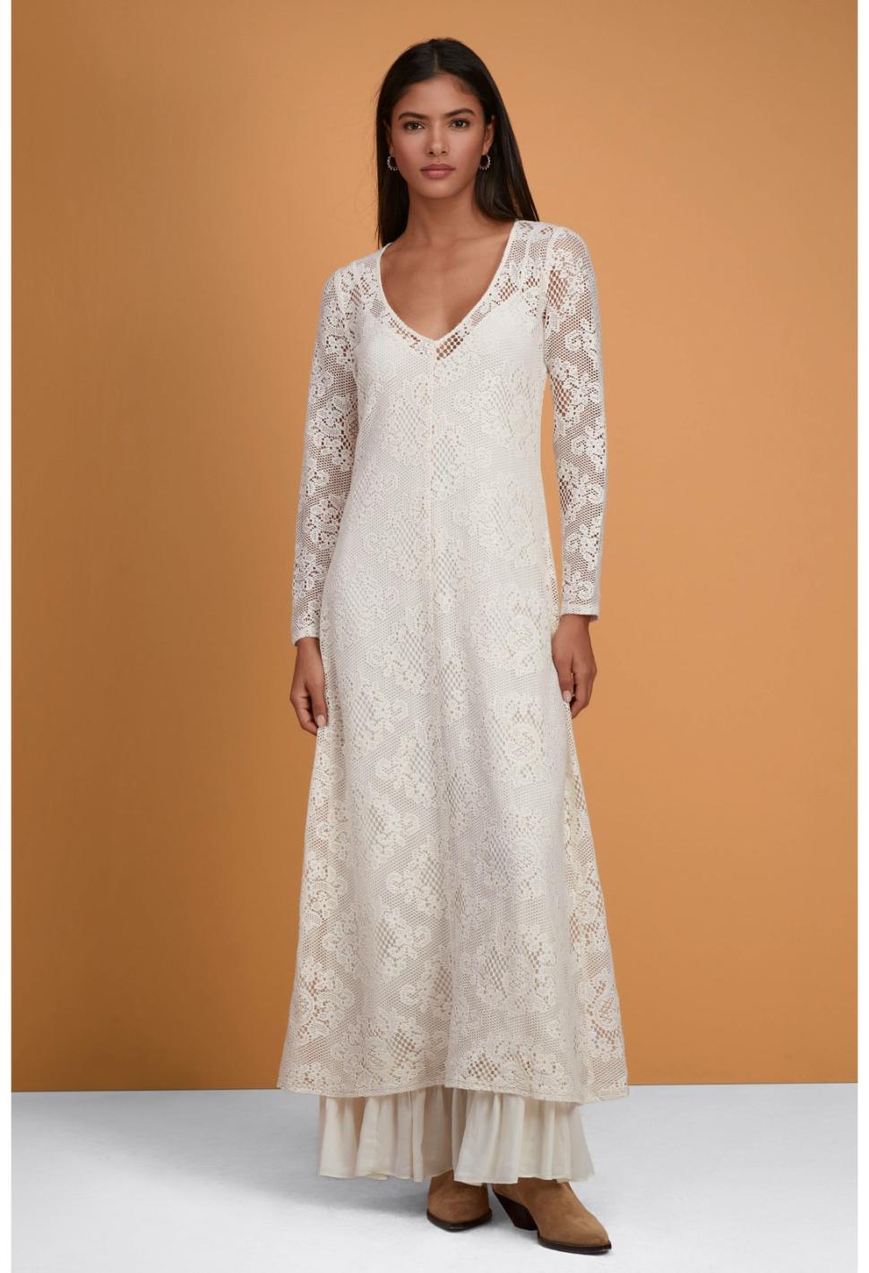 Women Dresses | Johnny Was Tayla Maxi Dress Ecru