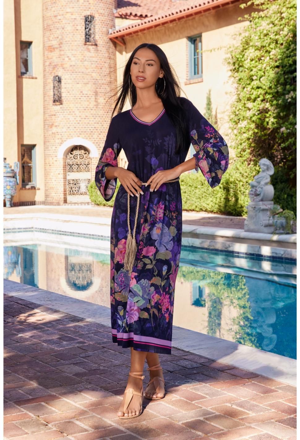 Women Dresses | Johnny Was The Janie Favorite Kimono Sleeve Tee Dre Valeria