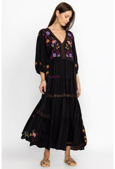 Women Dresses | Johnny Was Toni Dolman Tiered Dress Black