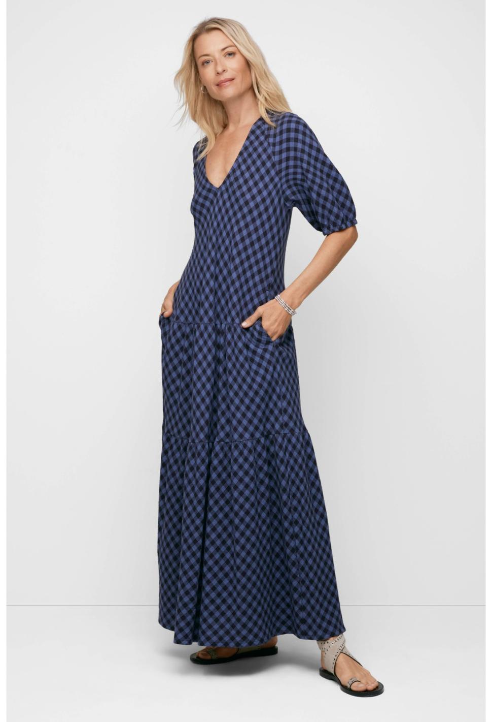 Women Dresses | Johnny Was V Neck Tier Dress Multi