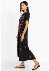 Women Dresses | Johnny Was Zuzu Knit T-Shirt Dress Black