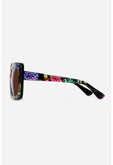 Women Eye Wear | Johnny Was Sutton Sunglasses Printed Dreamer Noir